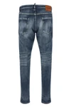 5-pocket teddy used-effect wash cotton denim jeans
