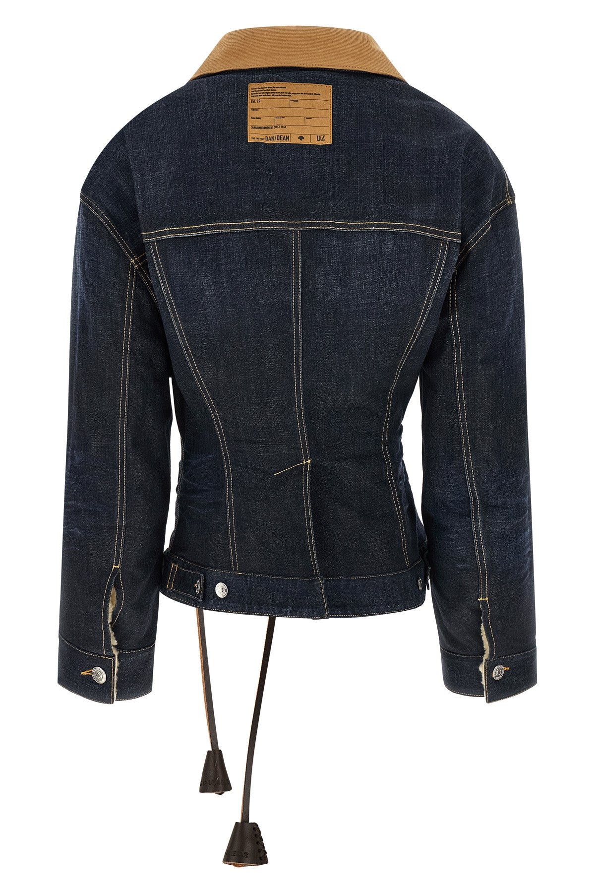 the wrap over dsquared2 jacket stands out for its construction