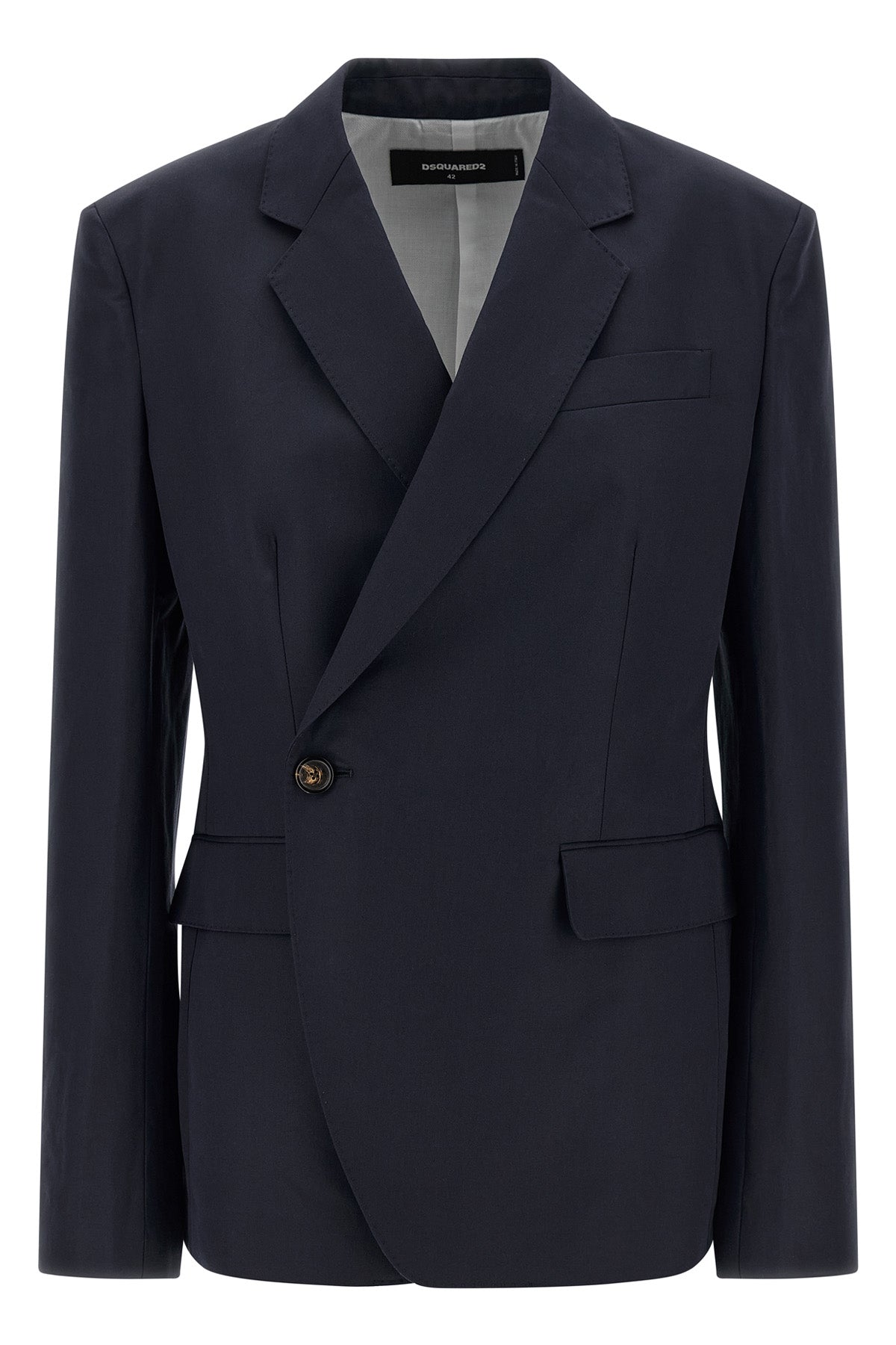 DSQUARED2 38 kathy double-breasted cotton gabardine blazer