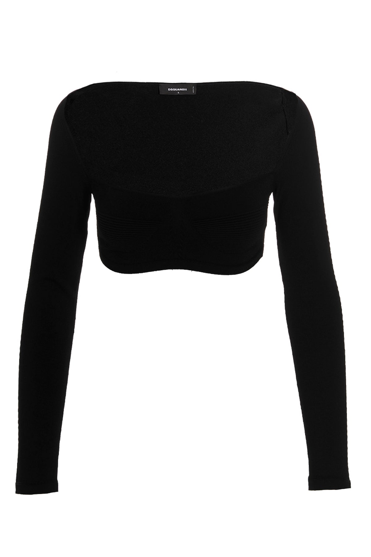 DSQUARED2 XS viscose blend cropped sweater