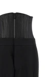 the dsquared2 tailored2 black pants and corset set offers a new take on tailor