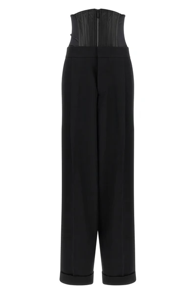 the dsquared2 tailored2 black pants and corset set offers a new take on tailor