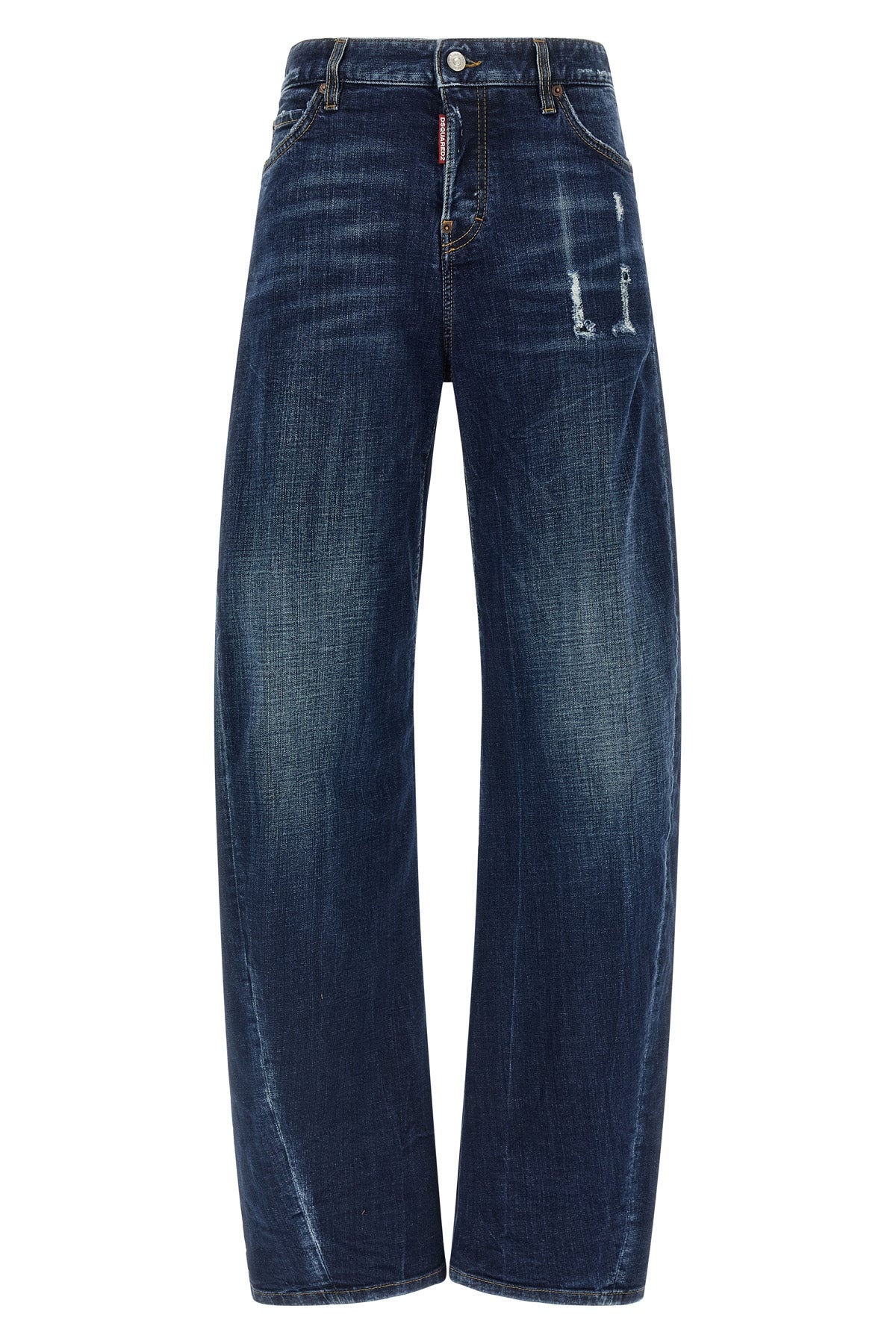 DSQUARED2 36 loose twst jeans jeans in slightly stretch cotton denim