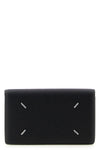 clip leather card holder