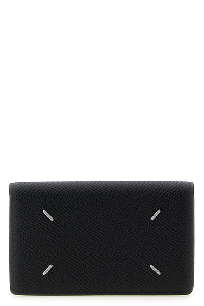clip leather card holder