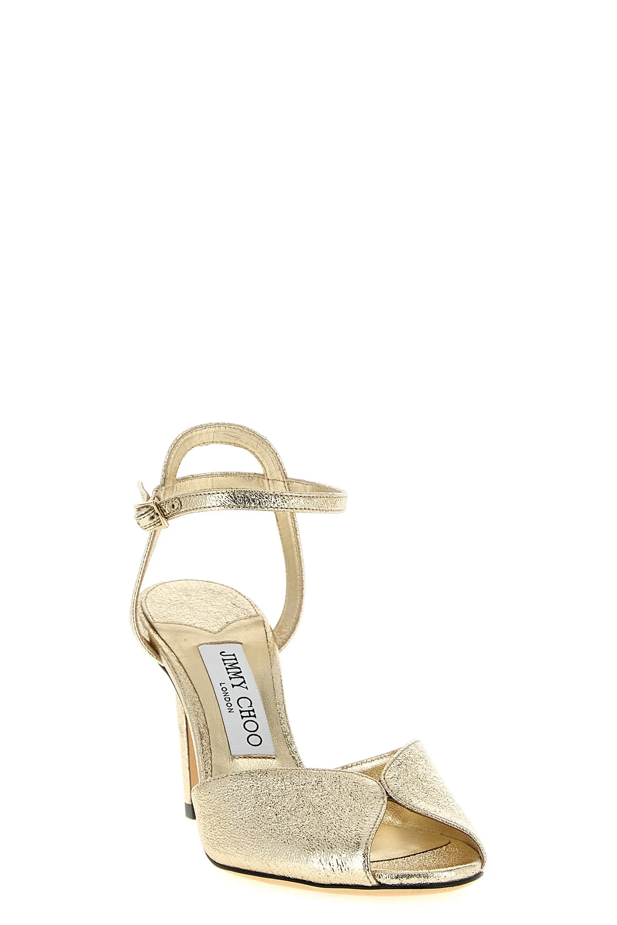 JIMMY CHOO 35.5 jimmy choo sacora sandals define evening elegance through a slender silhouette