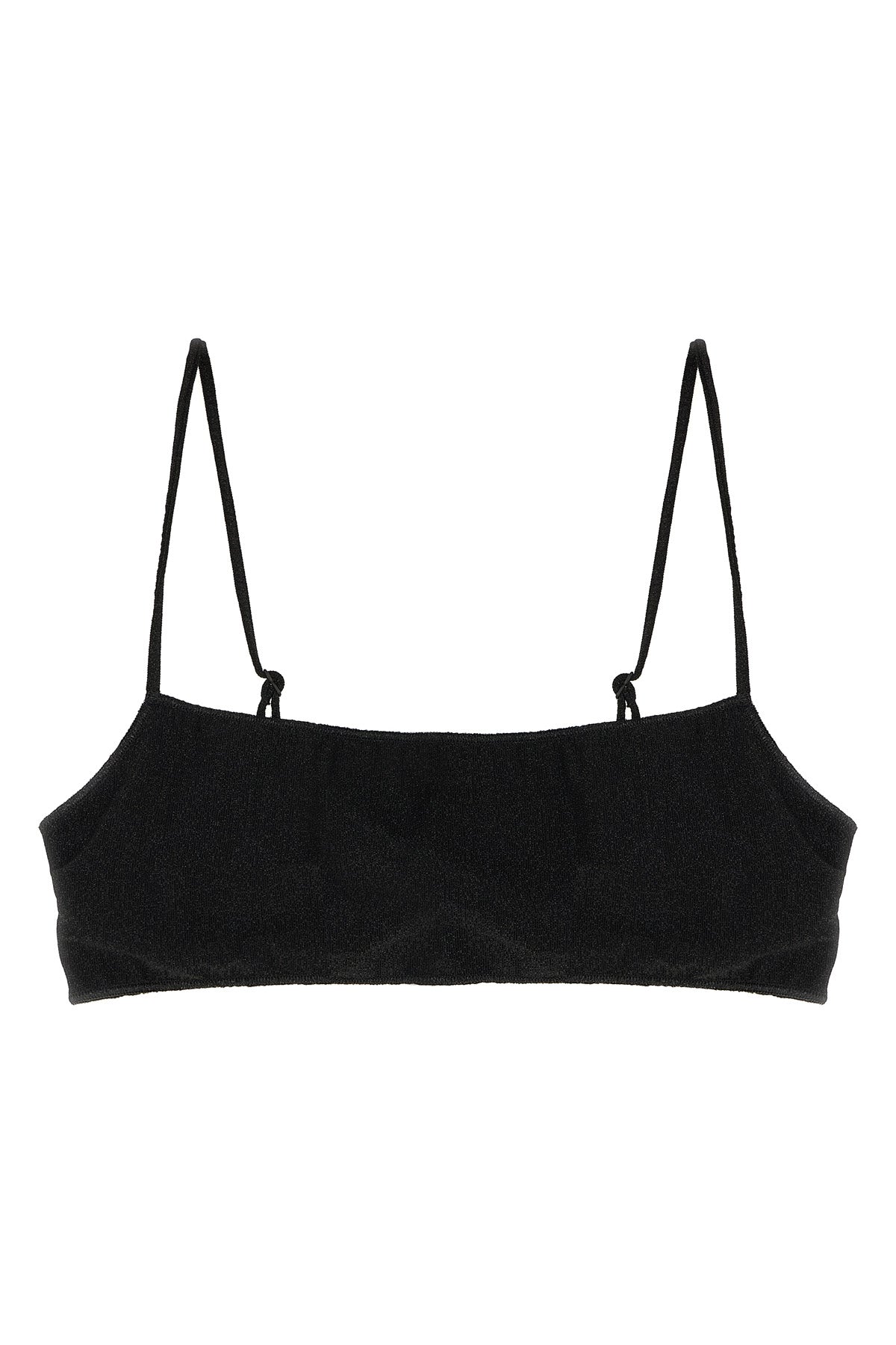 MC2 SAINT BARTH S sadie bikini top in lurex fabric