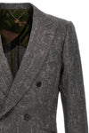 double-breasted wool blazer