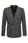 double-breasted wool blazer