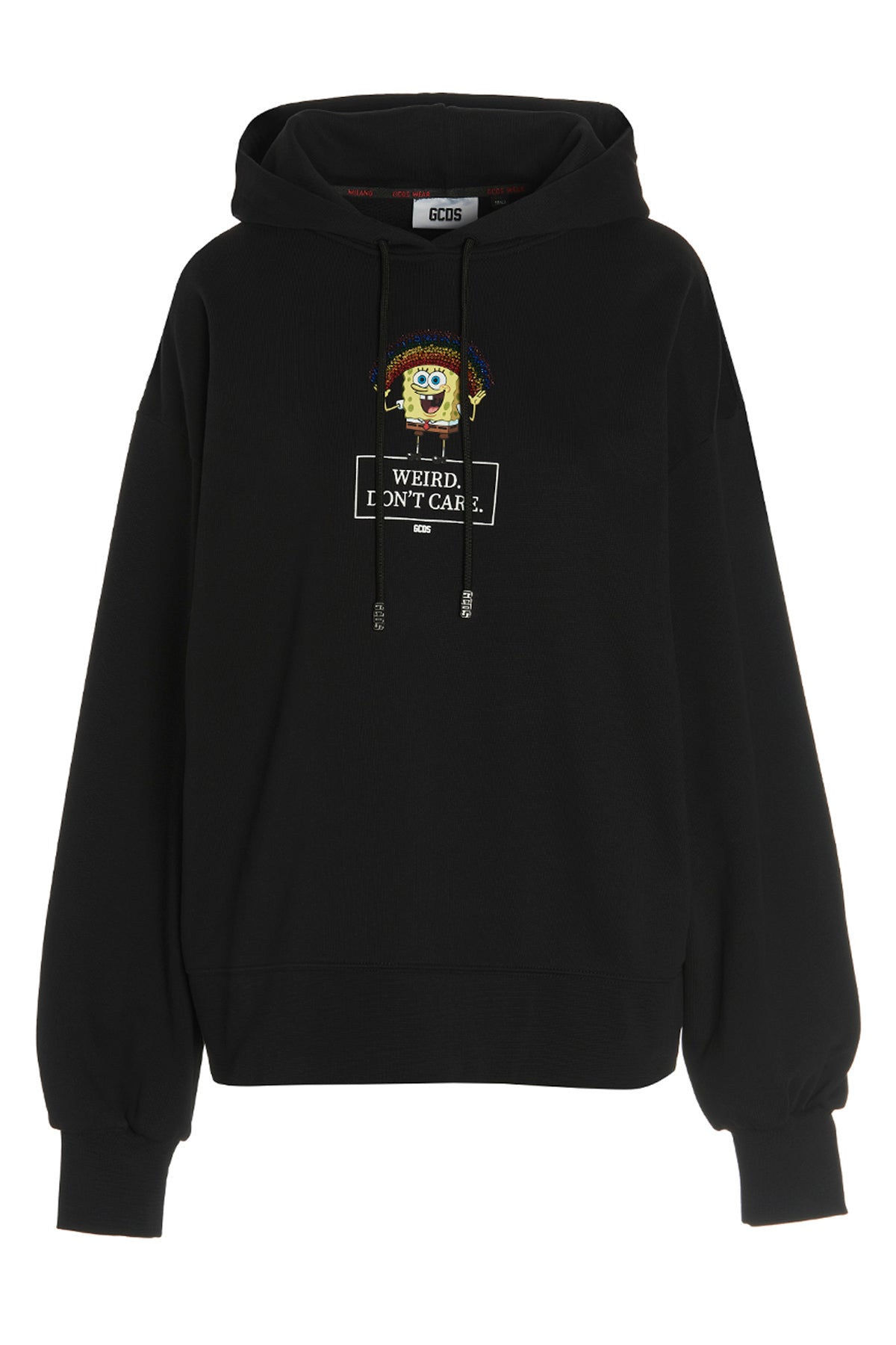 GCDS XS dont care gauze cotton capsule hoodie