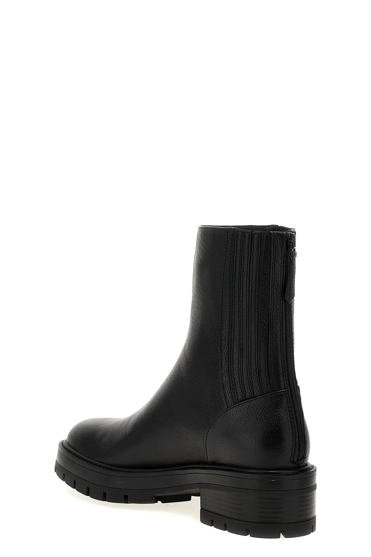 AQUAZZURA 37 saint honore leather ankle boots
