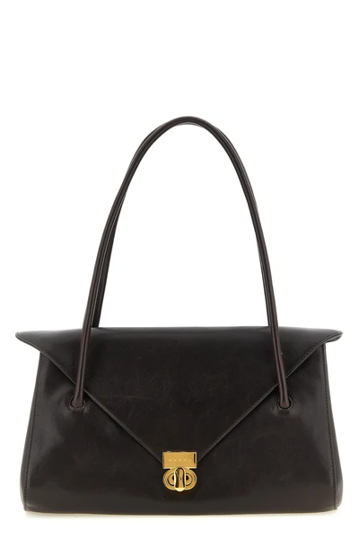 the marni shoulder east west shoulder bag defines a new geometry of luxury throu