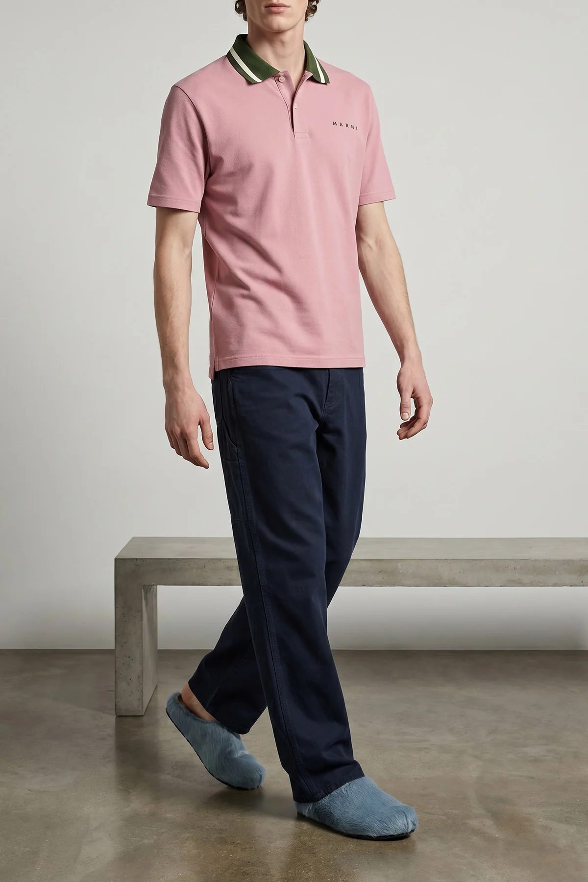 fussbett long-haired calf leather sabots