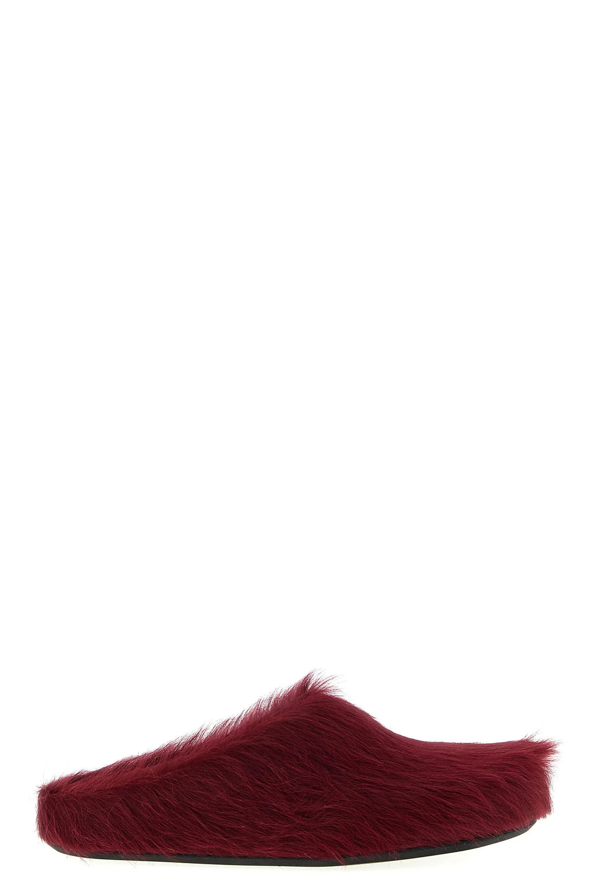 fussbett long-haired calf leather sabots