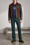 fussbett long-haired calf leather sabots
