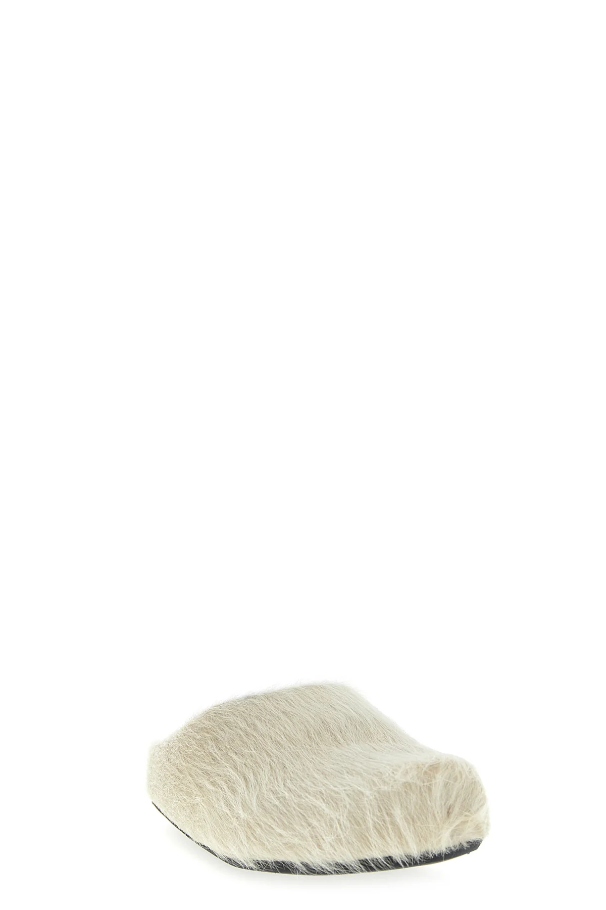 fussbett long-haired calf leather sabots