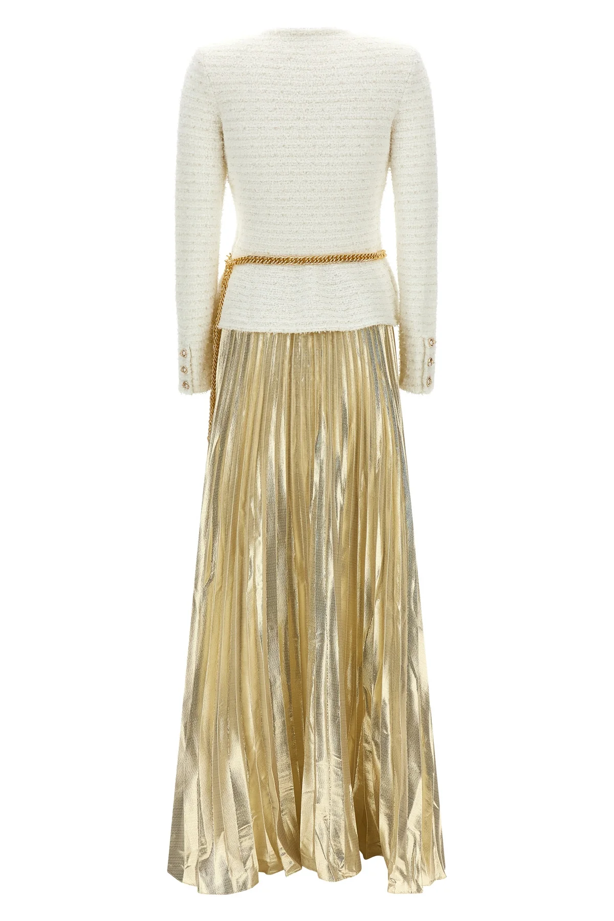 the self-portrait long dress masterfully blends two sartorial souls into one el