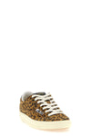 windscape low leopard-print suede sneakers
