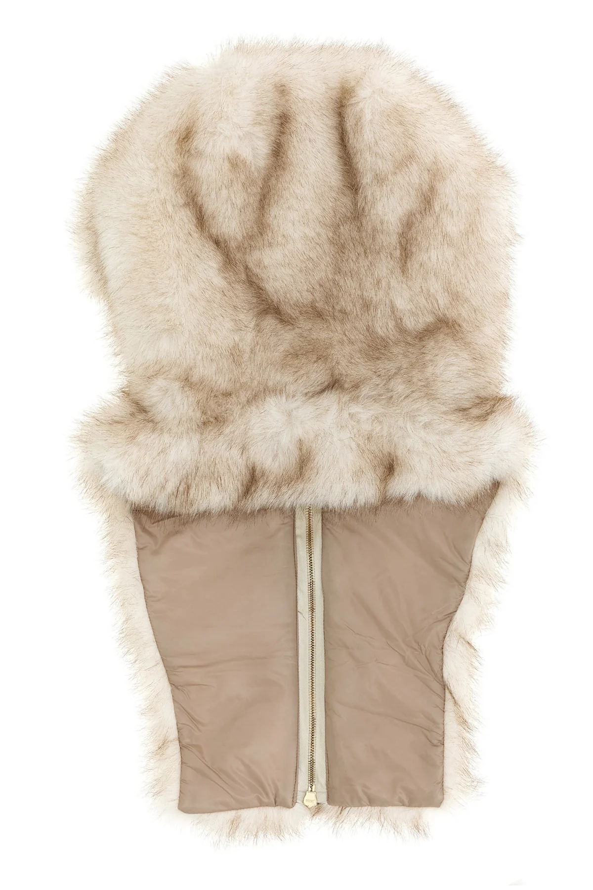 the herno hooded collar redefines winter accessories through a luxurious and fun
