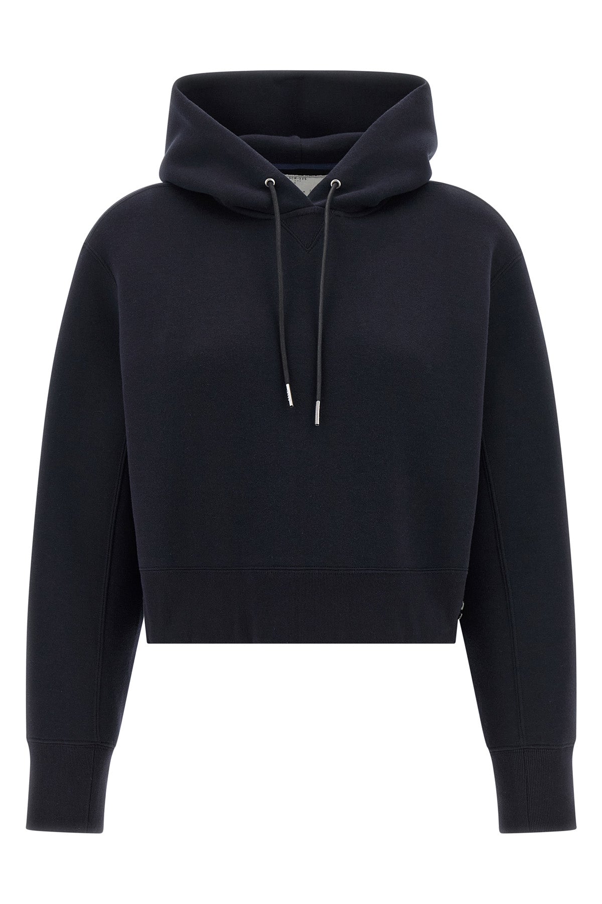 SACAI 1 sponge cotton blend hoodie