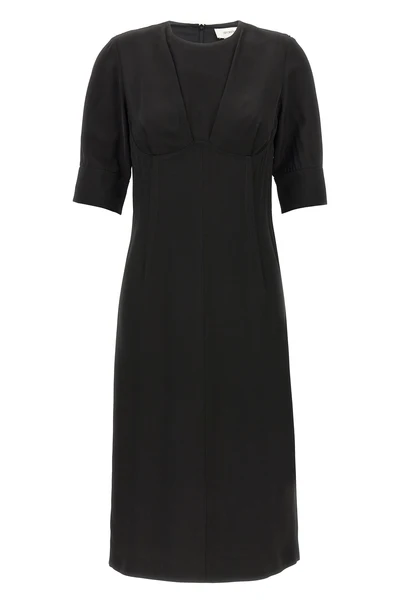 sele viscose crewneck dress