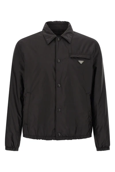 lightly padded re-nylon feather jacket