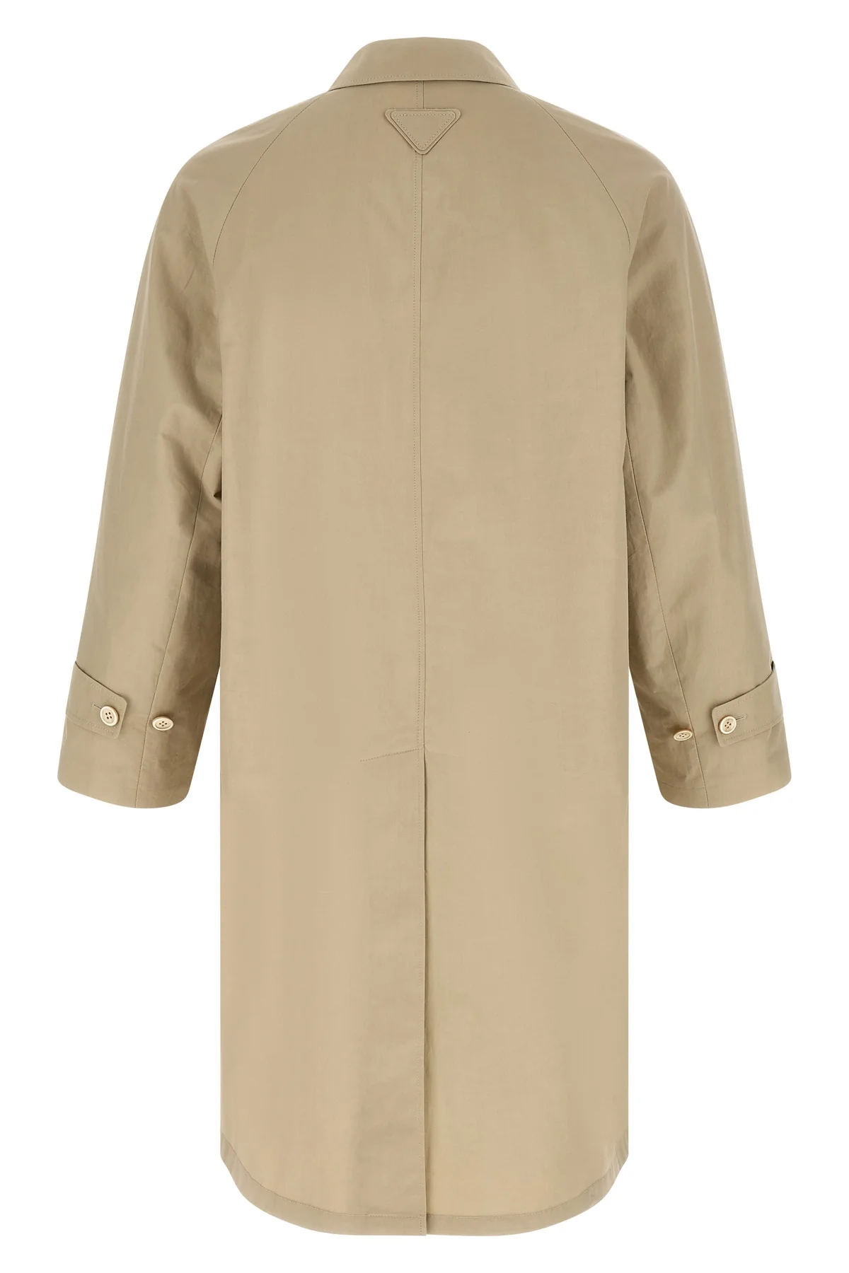 sartorial-inspired cotton trench coat