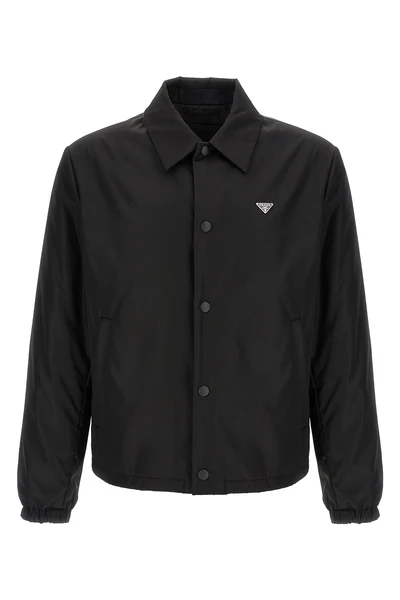 lightly padded re-nylon blouson