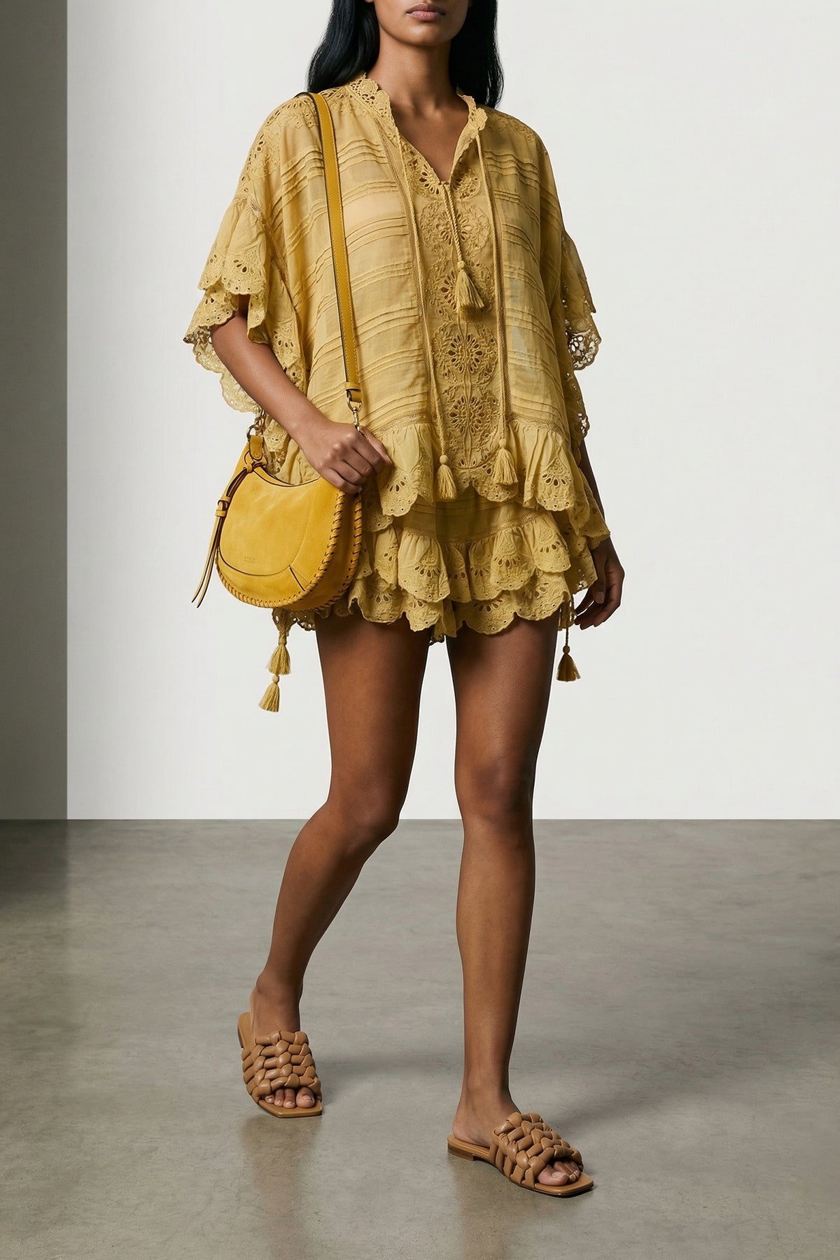 MARANT ETOILE 38 puria skirt-pattinatrice trouser shorts in cotton