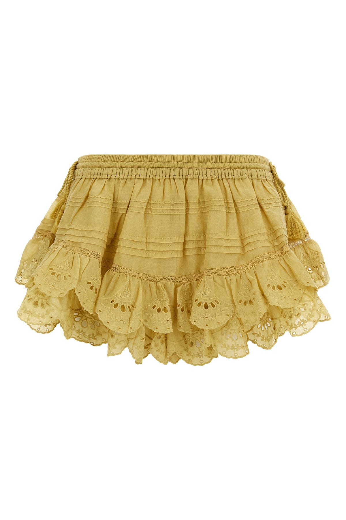 MARANT ETOILE 38 puria skirt-pattinatrice trouser shorts in cotton