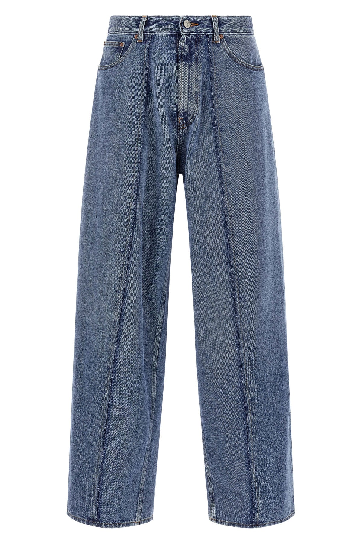 MM6 30 5 pockets wide leg jeans in cotton denim