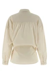 straight collar twisted cotton and silk wallet shirt