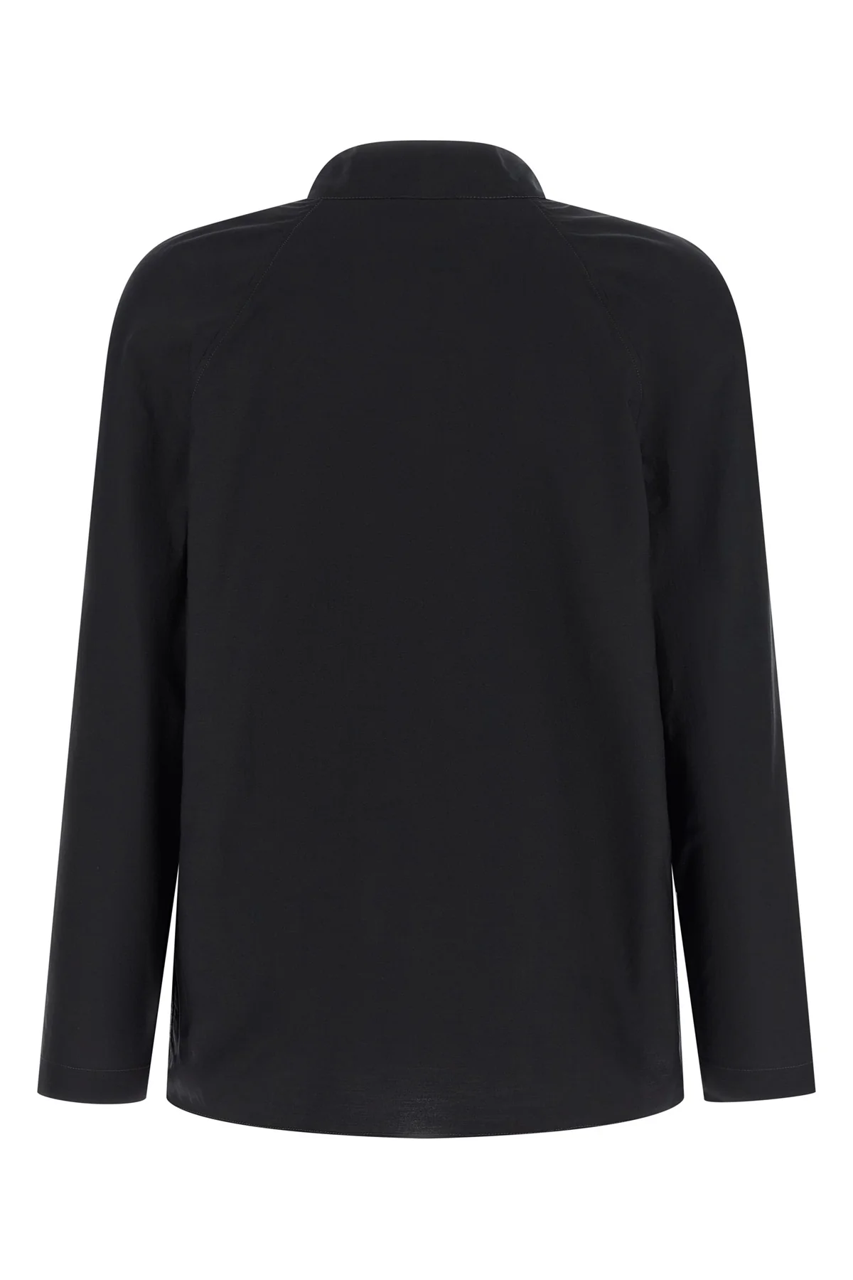 ascot blouse in light cotton and silk blend