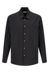 washed cotton and silk blend shirt