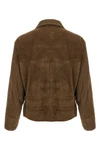 aged effect suede jacket
