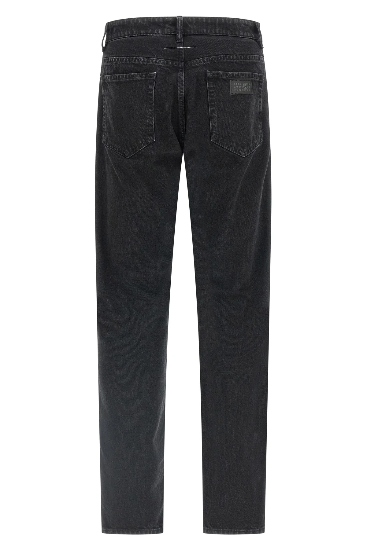 garment-dyed cotton denim jeans
