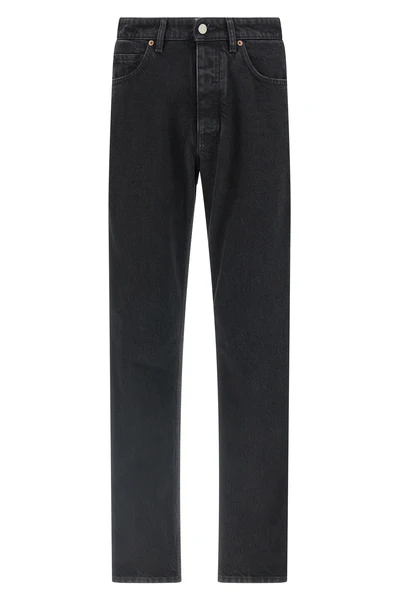 garment-dyed cotton denim jeans