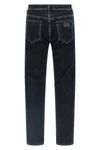 jeans in hand-drawn cotton denim treated