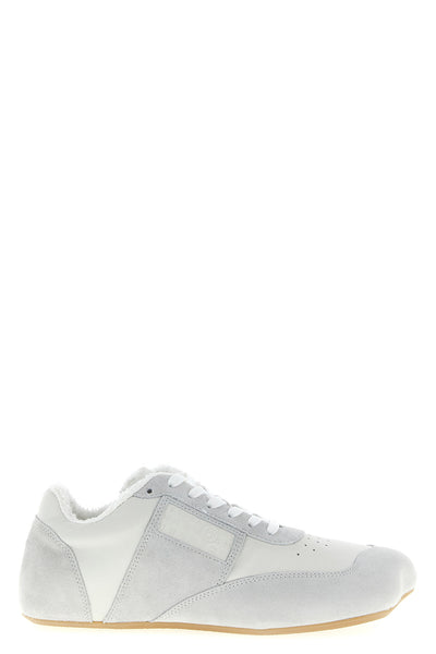 anatomic leather and suede sneakers