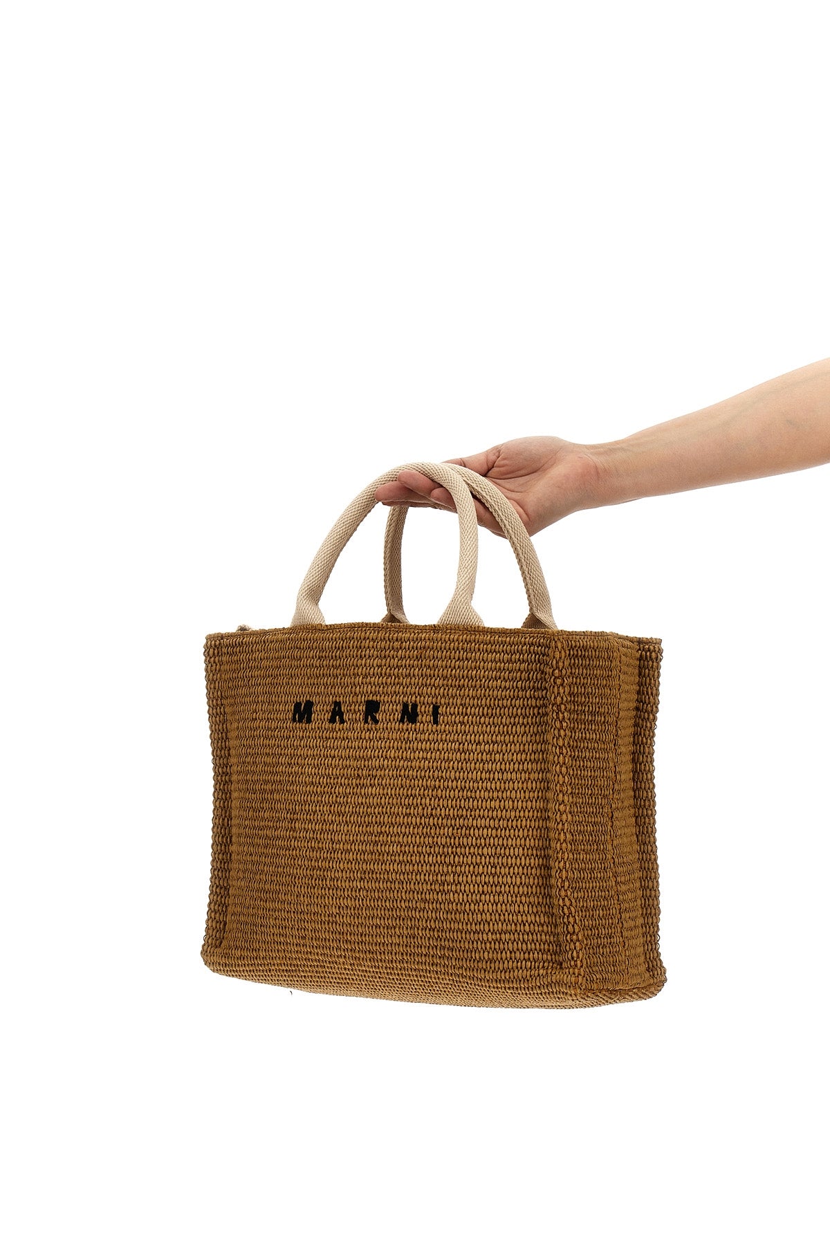 mini tote raffia shopping bag