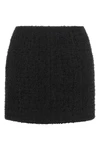 the balmain mini skirt in bouclé cotton blend redefines the codes of contemporar