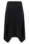 the lemaire skirt redefines the codes of knitwear through a sculptural and decon