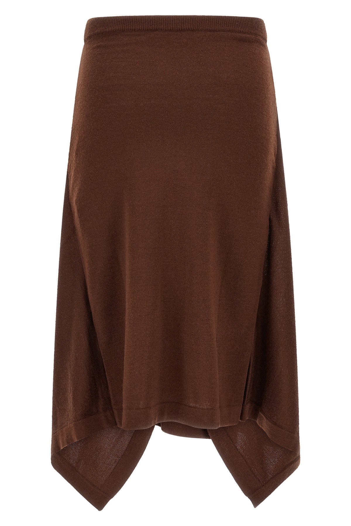 LEMAIRE S the lemaire skirt redefines the codes of knitwear through a sculptural and asymm