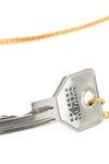 the mm6 maison margiela key necklace reinterprets everyday objects through a con