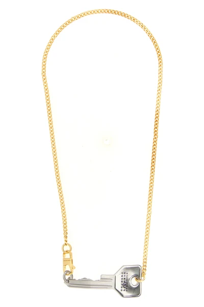 the mm6 maison margiela key necklace reinterprets everyday objects through a con