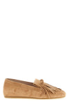 britt fringe suede loafers