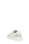 bumper leather and suede lace-up sneakers and a rubber sole