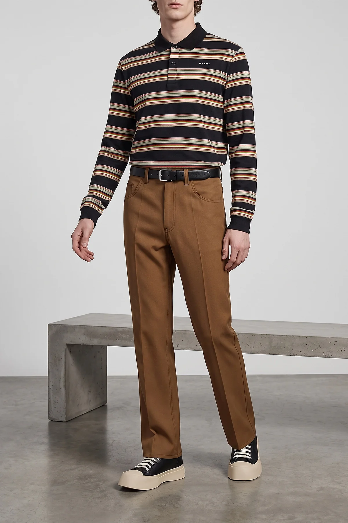 MARNI 41 pablo leather sneakers