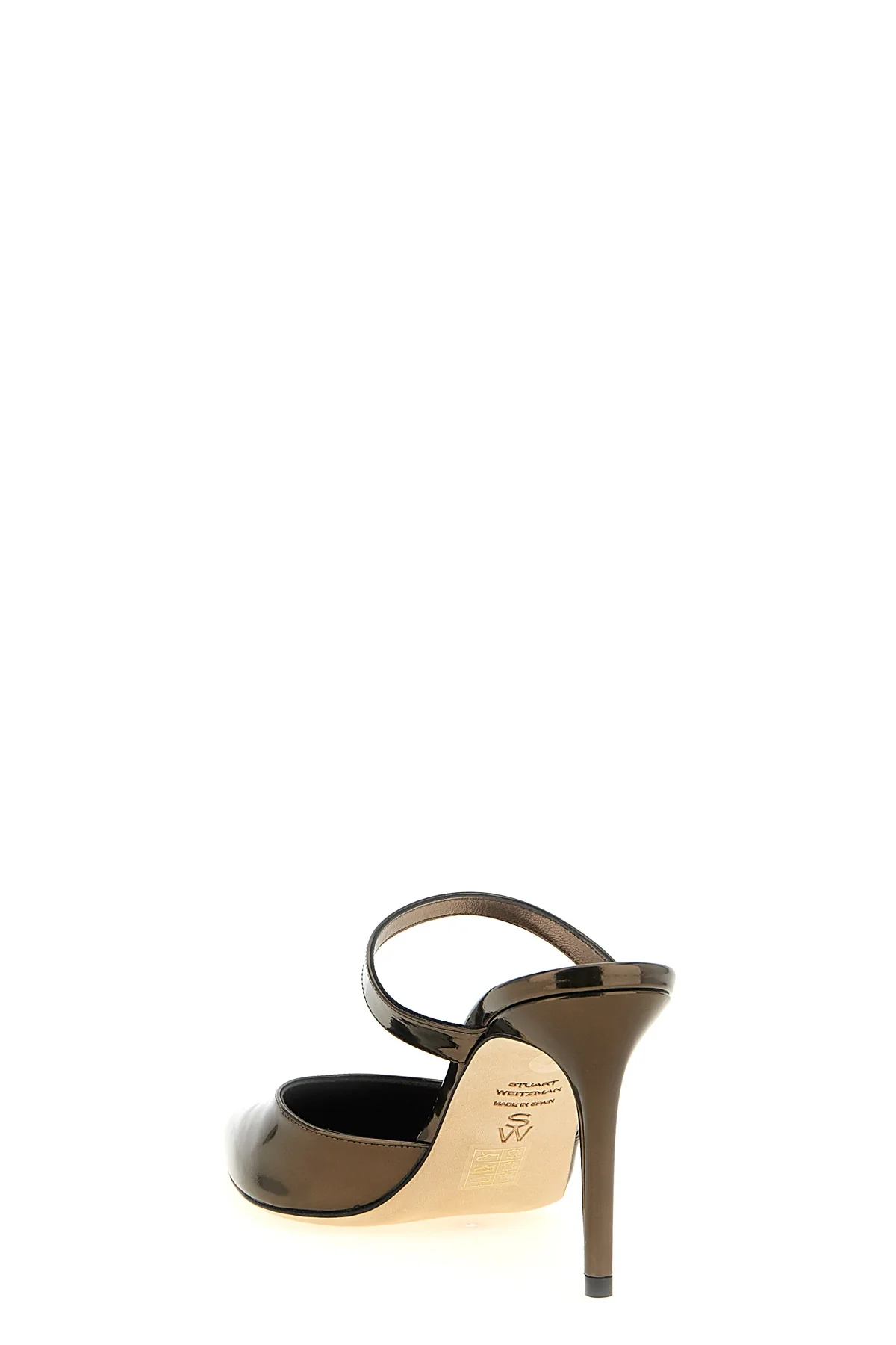 the stuart weitzman stuart power mule redefines the codes of formal footwear t