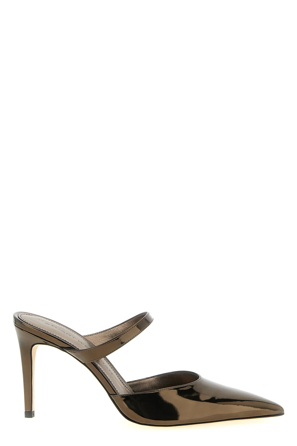 the stuart weitzman stuart power mule redefines the codes of formal footwear t